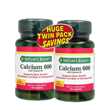 Nature’s Bounty Calcium 600+D3 Twin Pack 60 Tablets