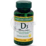 Nature's Bounty Vitamin D3 2000 IU 150 Softgels