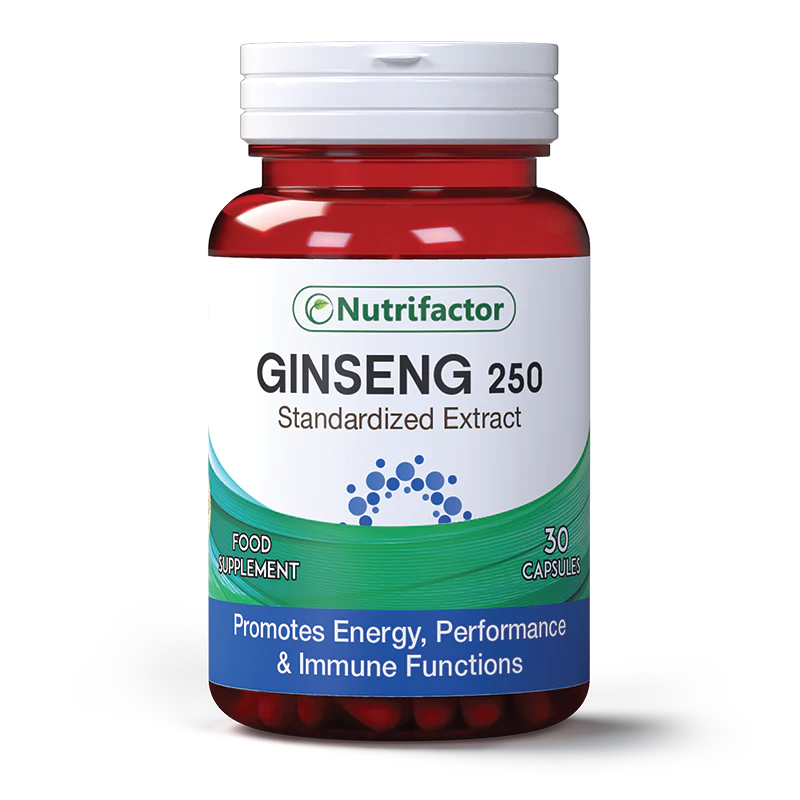 Nutrifactor Ginseng 250mg 30's Capsules