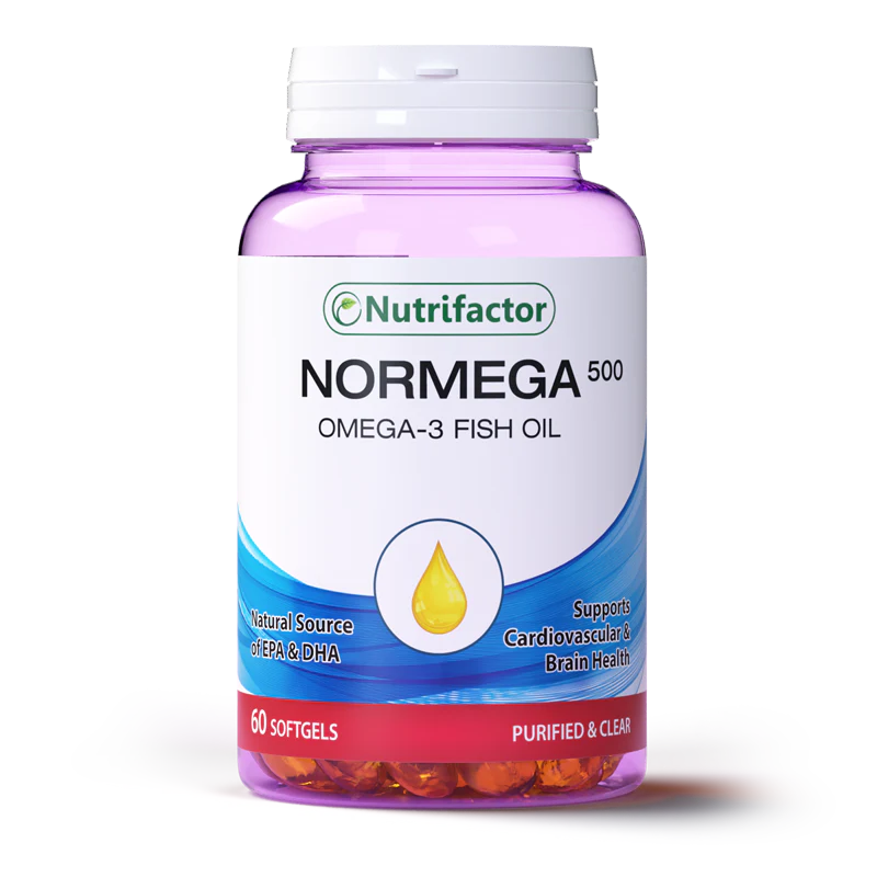 Nutrifactor Normega Fish Oil 500 mg 60 Softgels