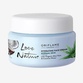 Oriflame Love Nature Hydrating Face Cream with Organic Aloe Vera Coconut Water 50 ML