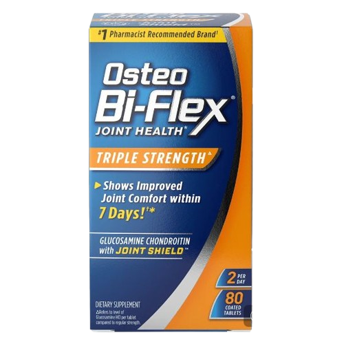 Osteo Bi-Flex Joint Health Triple Strength 2 Per Day 80 Tablets