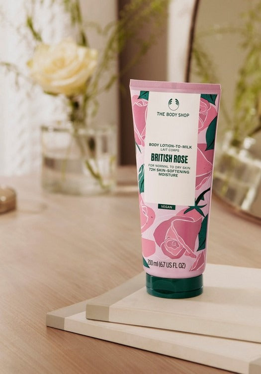 The Body Shop British Rose Lotion to Milk 200ML