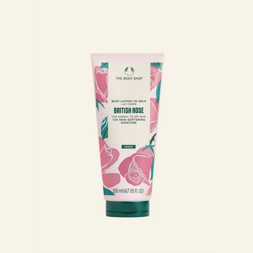 The Body Shop British Rose Lotion to Milk 200ML