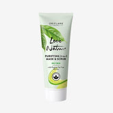 Oriflame Love Nature Purifying 2in1 Mask Scrub with Organic Tea Tree Lime 75 ML
