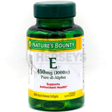 Nature's Bounty Vitamin E 450mg 60 Softgels