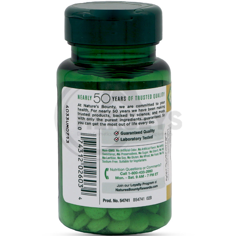 Nature's Bounty Chromium Picolinate 800 Mcg 50 Tablets