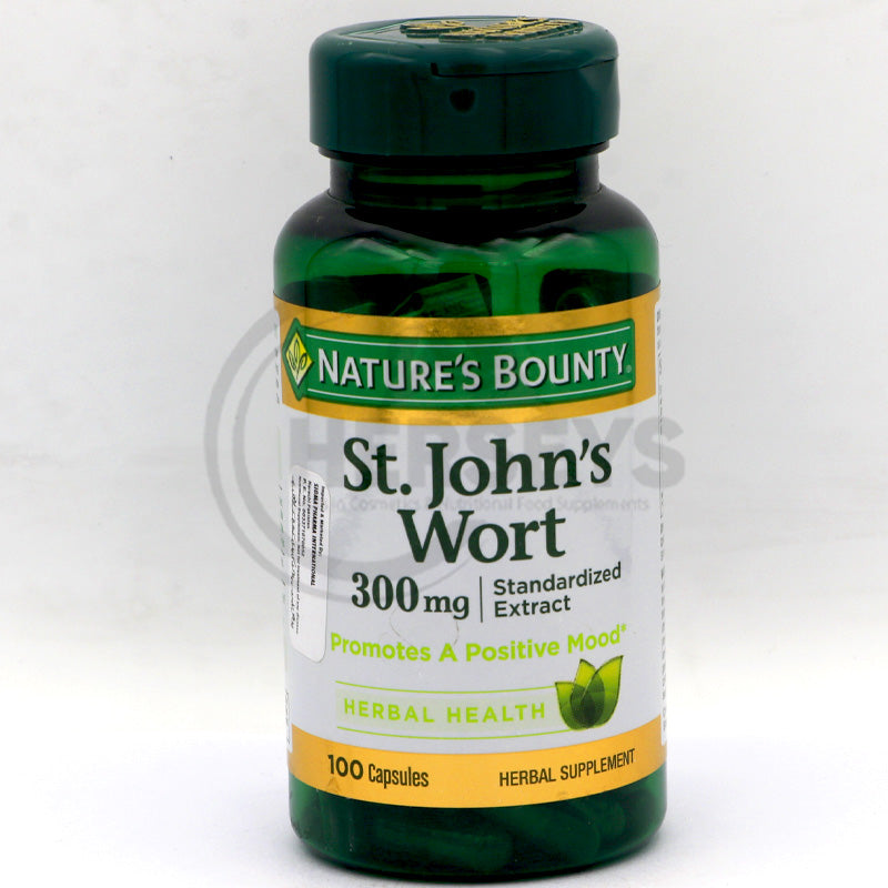 Nature's Bounty St Johns Wort 300 mg 100 Capsules