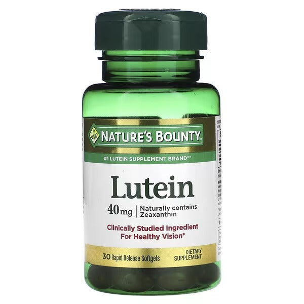 Nature's Bounty Lutein 40mg 30 Rapid Release Softgels