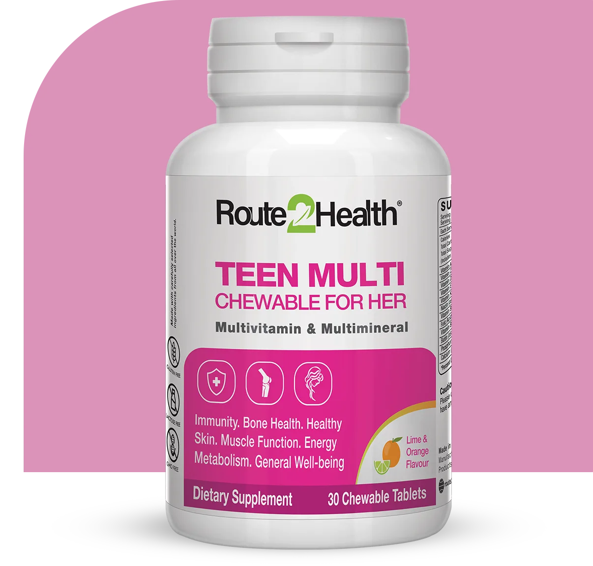Route 2 Health Teen Multi for Her 30 Chewable Tablets