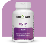 Route 2 Health Biotin 2500 mcg 30 Tablets