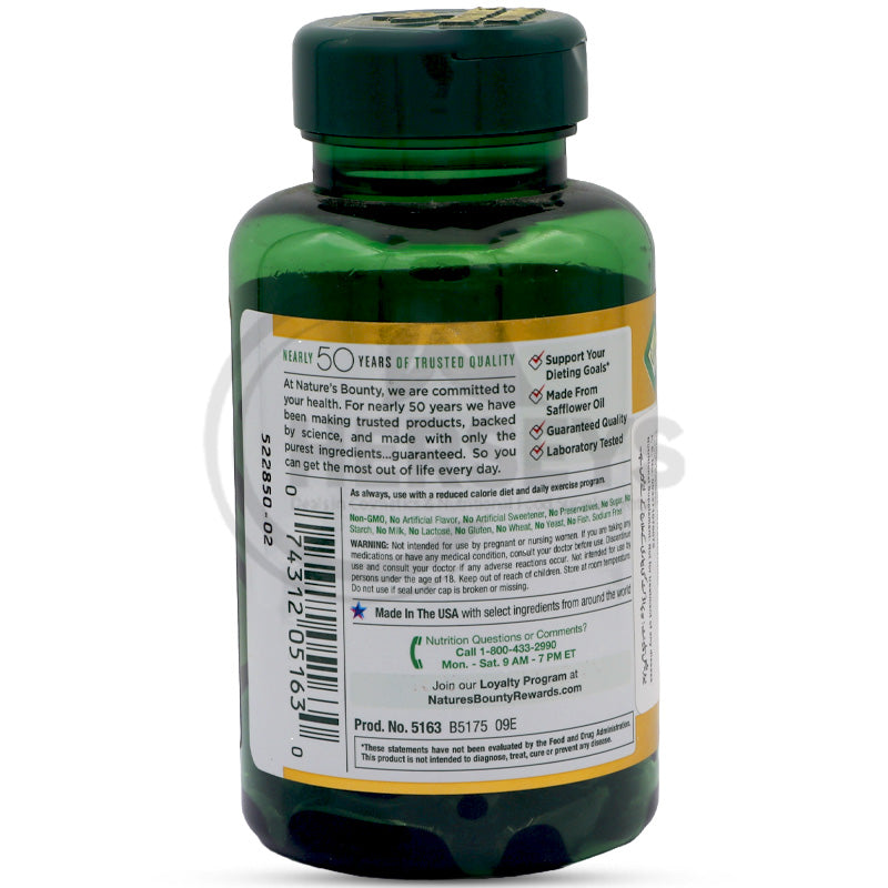 Nature's Bounty CLA 1000 mg 50 Rapid Release Softgels
