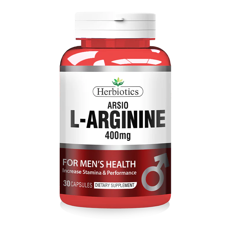 Herbiotics L Arginine 400mg 30 Capsules