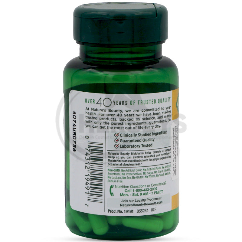 Nature's Bounty Melatonin 5mg 90 Rapid Release Softgels