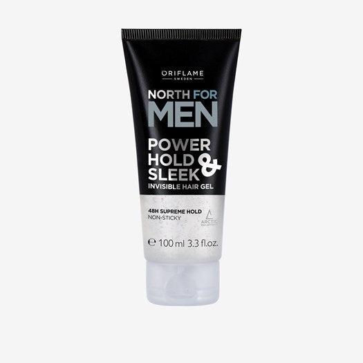 Oriflame North For Men Power Hold Sleek Invisible Hair Gel (100 ML)