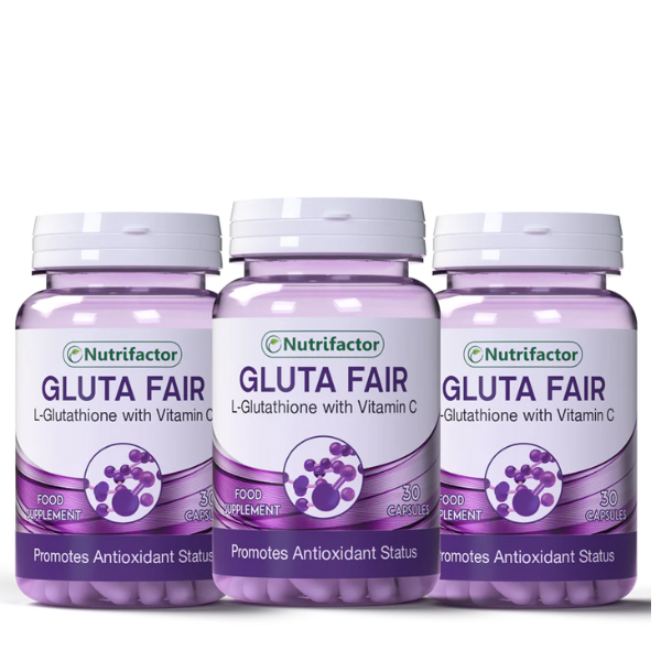 Nutrifactor Gluta Fair Pack of 3 Radiant Skin Nutrifactor Gluta Fair Pack of 3 Radiant Skin