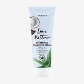 Oriflame Love Nature Refreshing Cleansing Cream with Organic Aloe Vera Coconut Water 125ml