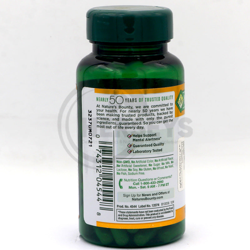 Nature's Bounty Ginkgo Biloba 120mg 100 Capsules