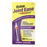 Webber Naturals Osteo Joint Ease with InflamEase and Glucosamine Chondroitin MSM 80 Caplets