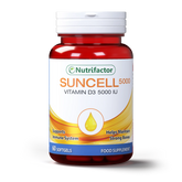 Nutrifactor Suncell 5000iu Vitamin D3 60 Softgels