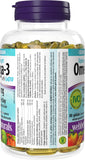 Webber Naturals Triple Strength Omega 3 with CoQ10 900 mg 80 Softgels