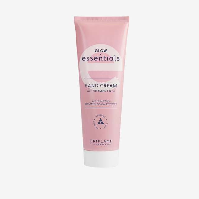 Oriflame Glow Essentials Hand Cream with Vitamins E B3 75 ml