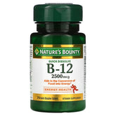 Nature's Bounty Vitamin B12 2500mcg 75 Quick Dissolve Tablets