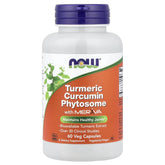 NOW Foods Turmeric Curcumin Phytosome with Meriva 500 mg 60 Veg Capsules