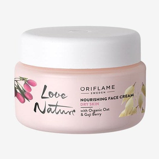 Oriflame Love Nature Nourishing Face Cream with Organic Oat Goji Berry (50 ML)