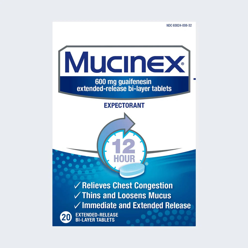 Mucinex Extended Release Bi Layer 20 Tablets