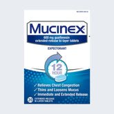 Mucinex Extended Release Bi Layer 20 Tablets