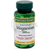 Nature's Bounty Magnesium 500mg 100 Coated Tablets