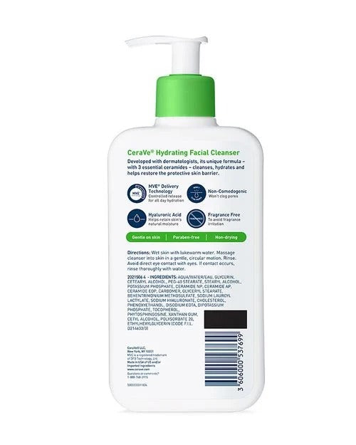 Cerave Hydrating Facial Cleanser 355 ML