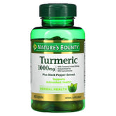 Nature's Bounty Turmeric Plus Black Pepper Extract 1000 mg 60 Capsules