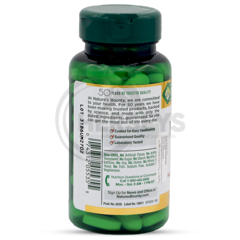 Nature's Bounty Magnesium 500mg 100 Coated Tablets