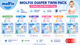 Molfix Diaper Twin Pack