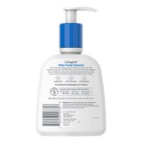 Cetaphil Daily Facial Cleanser bottle with pump on a white background