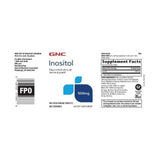 GNC Inositol 500mg 100 Vegetarian Tablets