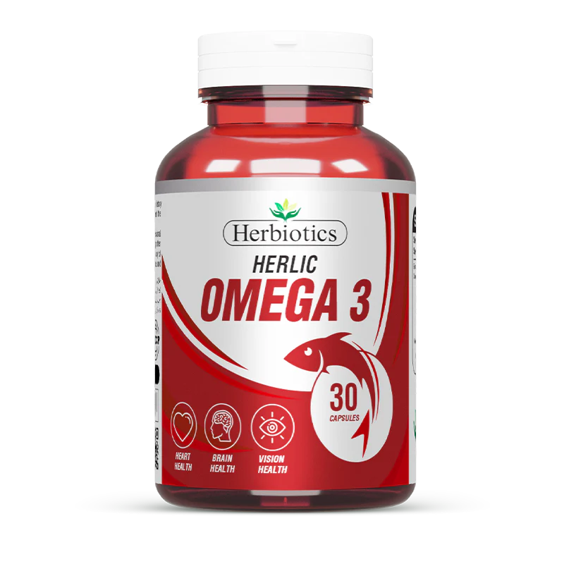 Herbiotics Herlic Omega 3 Fish Oil 30 Capsules