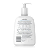 Cetaphil bottle with pump on a white background