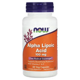 NOW Foods Alpha Lipoic Acid 100 mg 60 Veg Capsules