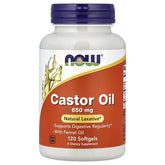 NOW Foods Castor Oil 650 mg 120 Softgels