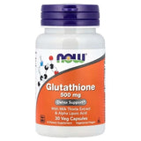 NOW Foods Glutathione 500 mg 30 Veg Capsules