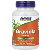 NOW Foods Graviola 500 mg 100 Veg Capsules