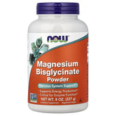 NOW Foods Magnesium Bisglycinate Powder 227g (Albion™) – 300 mg Per Serving