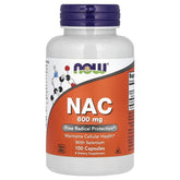 NOW Foods NAC 600 mg with Selenium – 100 Capsules