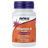 NOW Foods Vitamin A 3000 mcg 10000 IU 100 Softgels