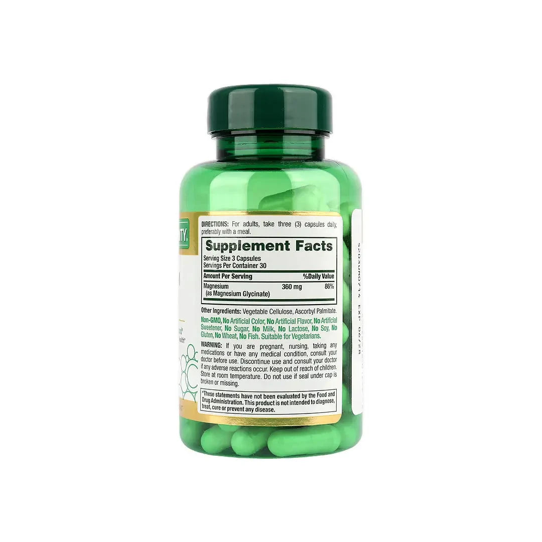 Nature’s Bounty Advanced Magnesium Glycinate 360 mg 90 Capsules