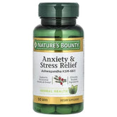 Nature’s Bounty Ashwagandha KSM-66® + L-Theanine – Stress & Mood Support (50 Tablets)
