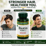 Nature's Bounty Biotin 10000mcg 120 Rapid Release Softgels